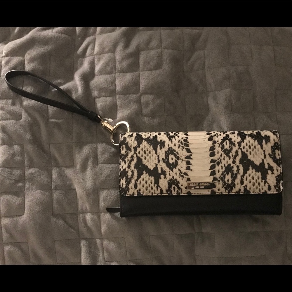 Henri Bendel Snakeskin Uptown Organizer Wr…